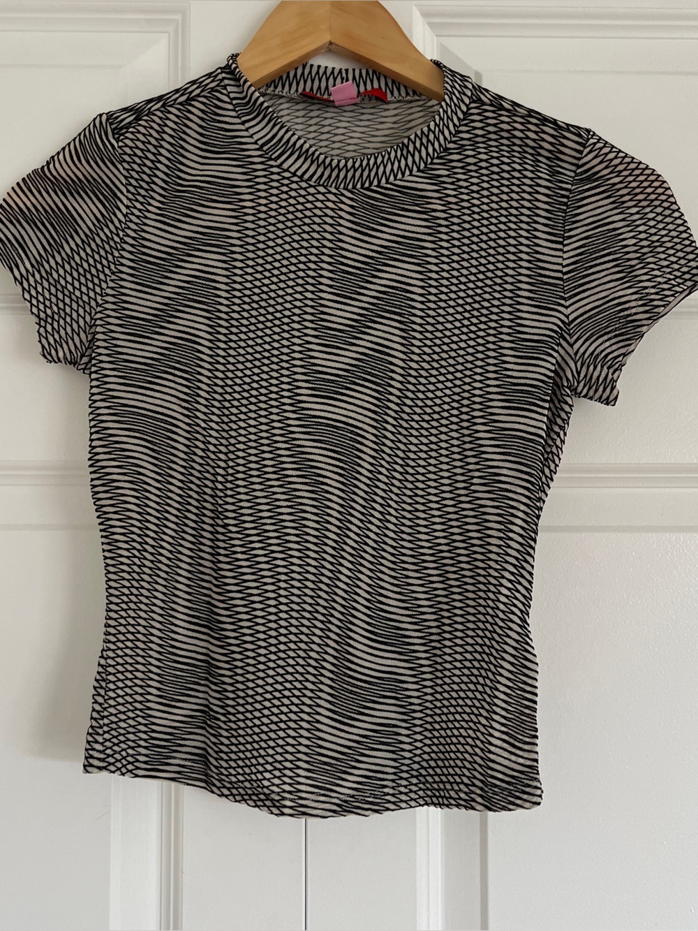 Eckhaus Latta Optic Wrap Burnout Top